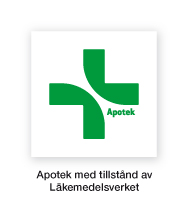 Apotek med tillstånd av läkemedelsverket